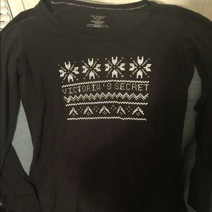 Black Victoria Secret Night Gown Size L